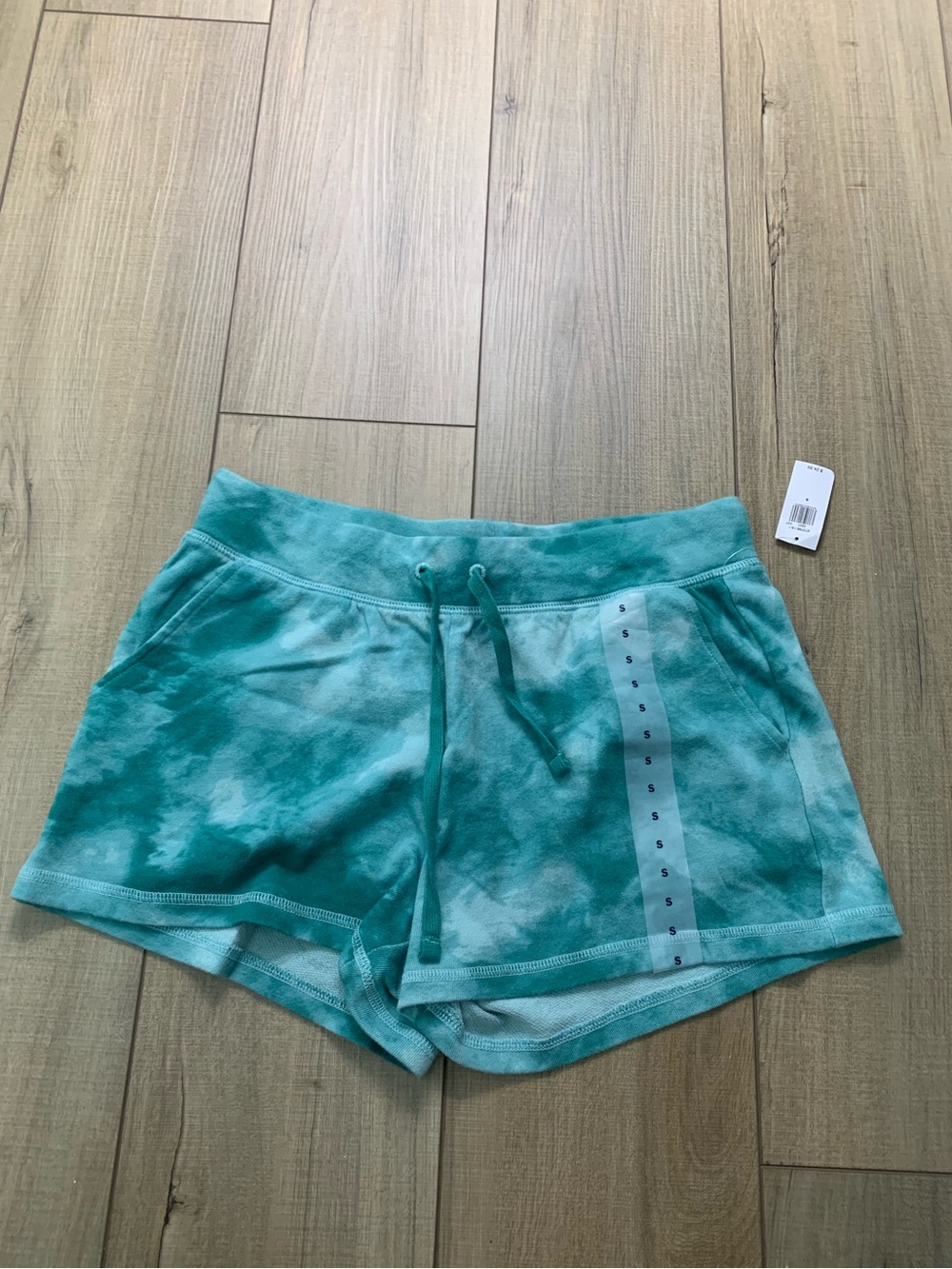 Old Navy Teal Tie-Dye Shorts